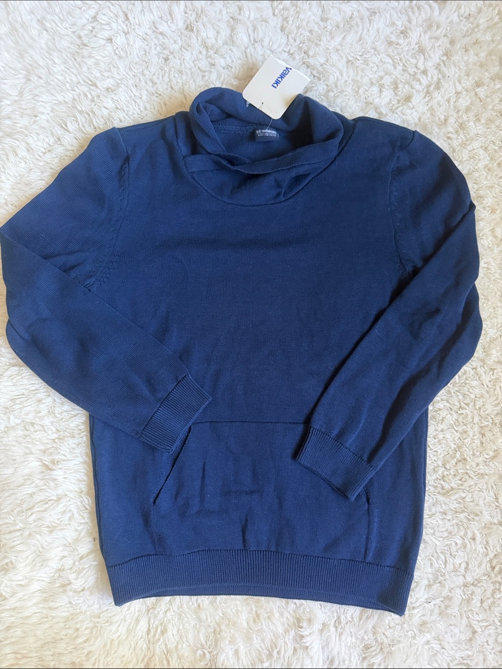NWT - LC Waikiki Kids Navy Turtleneck Sweater 8 Yrs